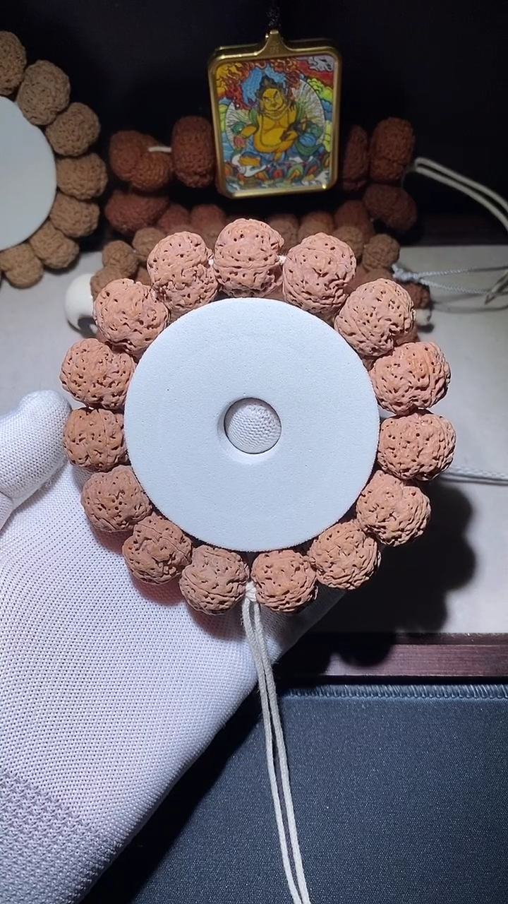 【闪购商品】金刚菩提手串闷墩平头粗筋梅花蜂王20