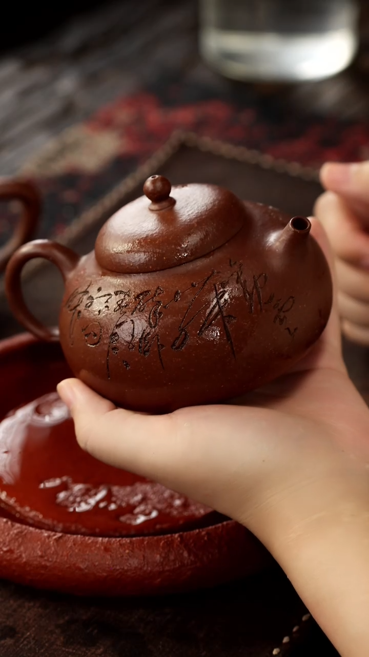 茶杯紫砂非遗茶器-田园乐壶