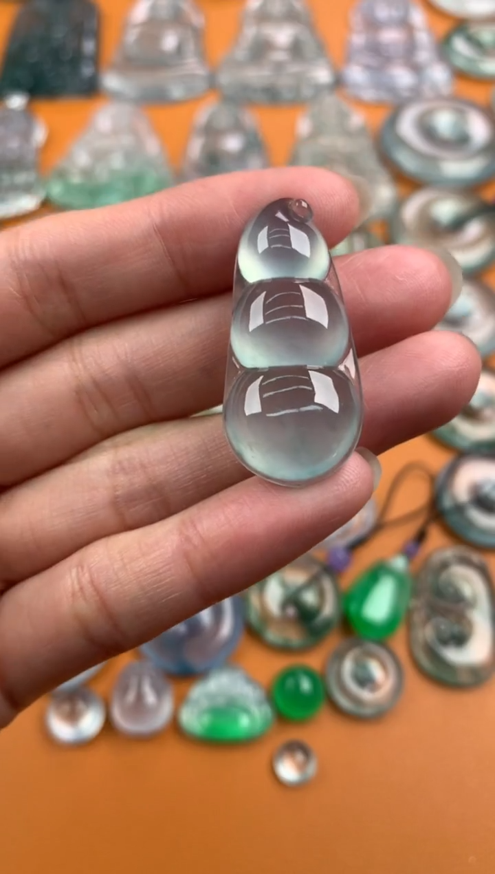 【闪购商品】翡翠颈饰未镶嵌34.8-16.6-6.4