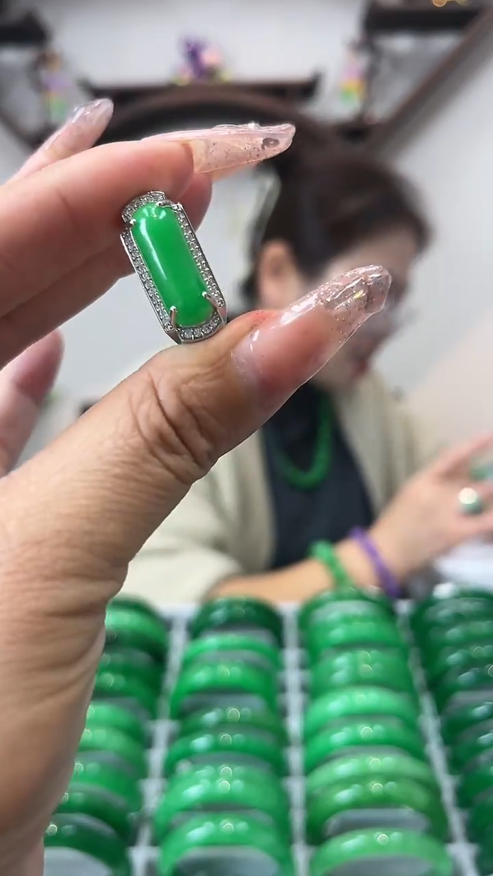 【闪购商品】翡翠戒指未镶嵌闪19 戒指