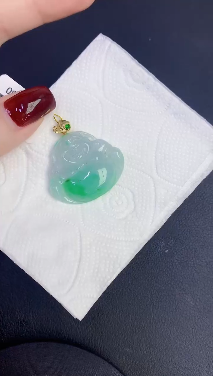 颈饰未镶嵌翡翠缅甸天然翡翠a货