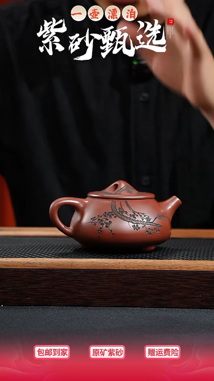 茶壶紫砂   一壶漂泊紫砂茶器6008