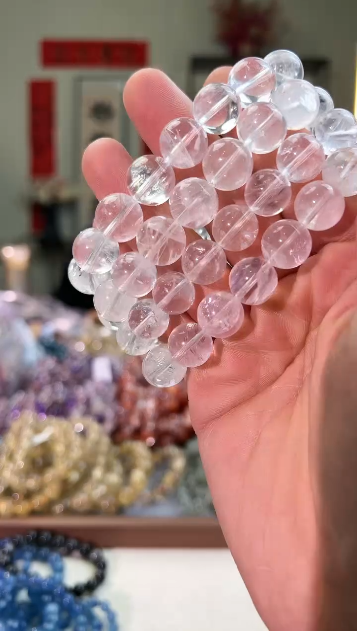 【闪购商品】水晶手链未镶嵌13mm＋爆闪喜马（多样性发其一）