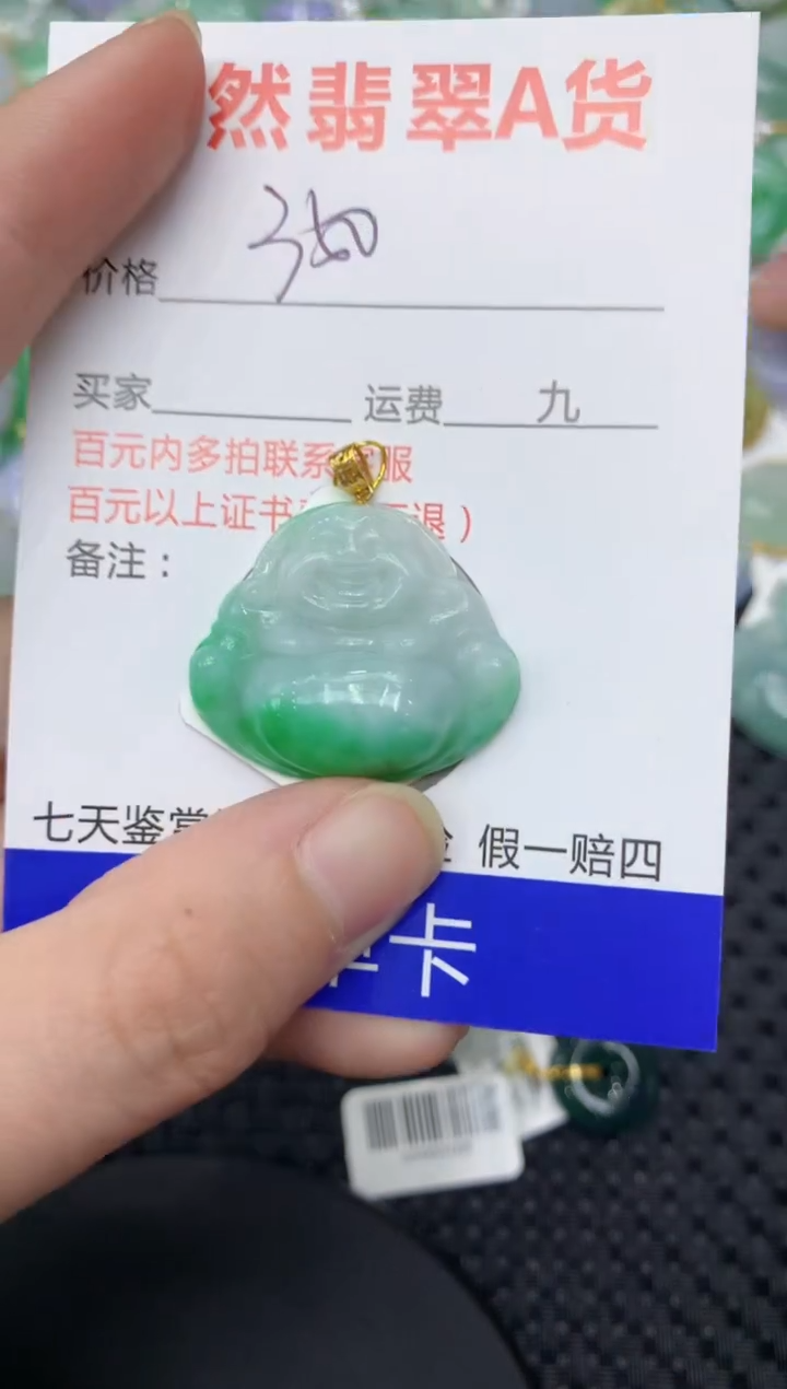 【闪购商品】翡翠颈饰18K金镶嵌111111111