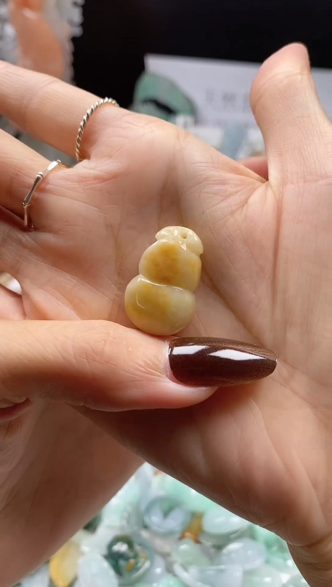 翡翠未镶嵌颈饰吊坠64