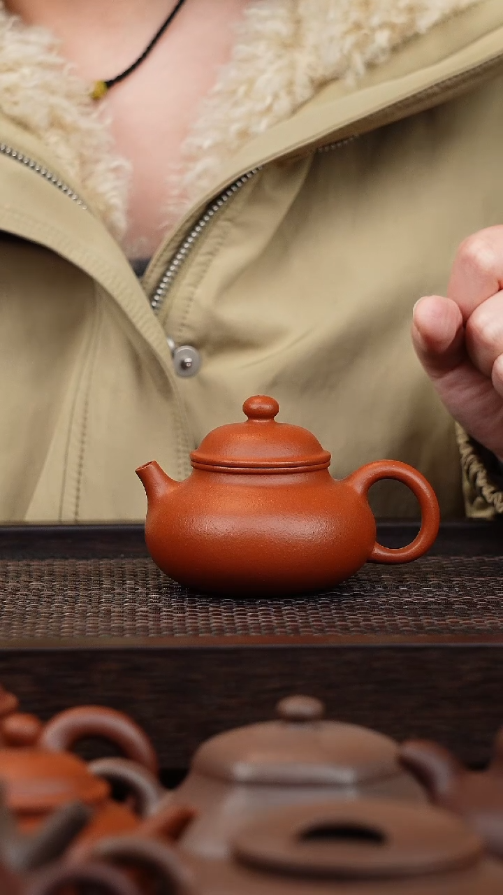 【闪购商品】紫砂茶壶原矿小煤窑生砂生料朱泥容天130cc