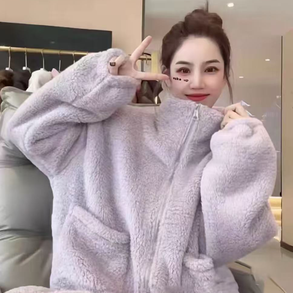 【高品质加绒加厚】新款保暖睡衣毛绒家居服秋冬季女士家居服套装
