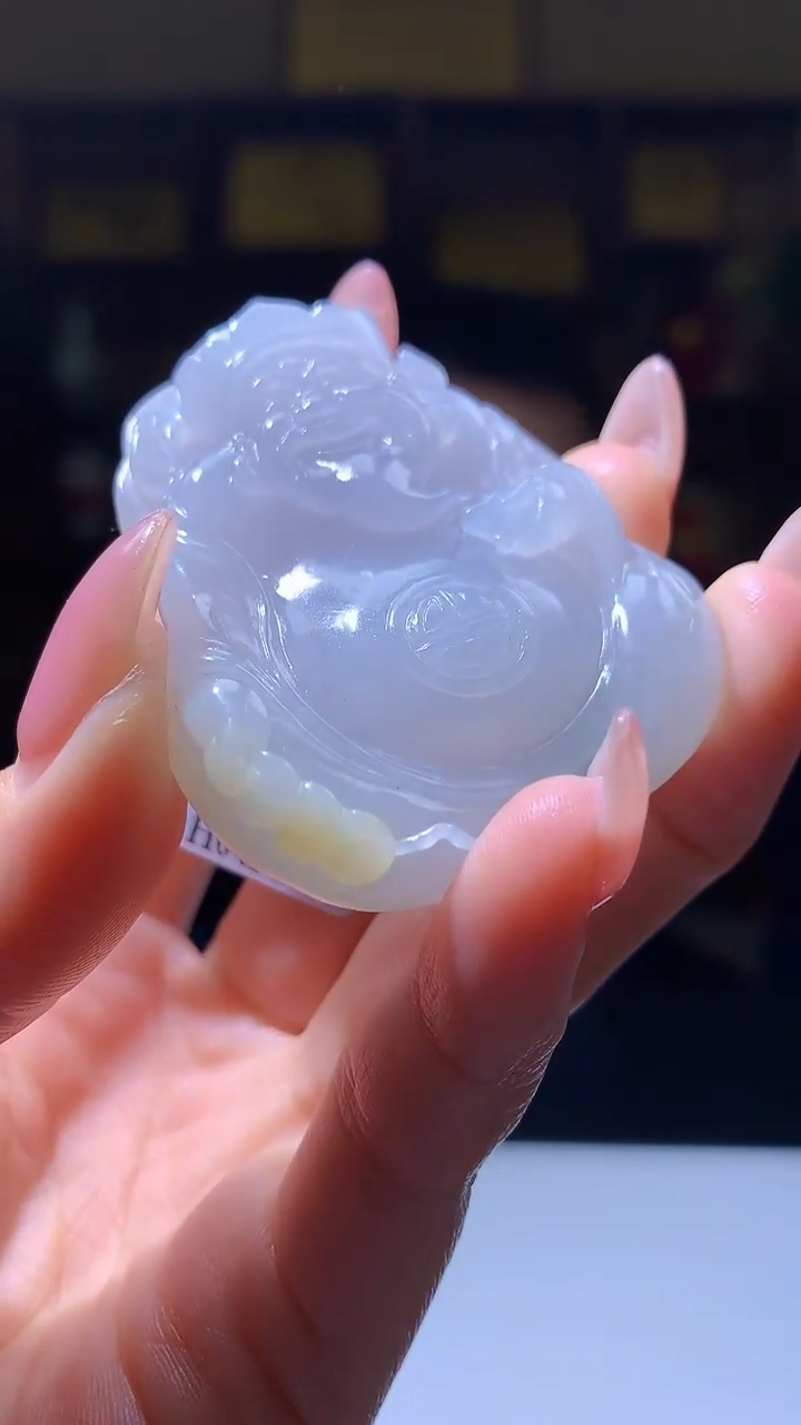【闪购商品】定制翡翠未镶嵌8053jj-毛货挂件20