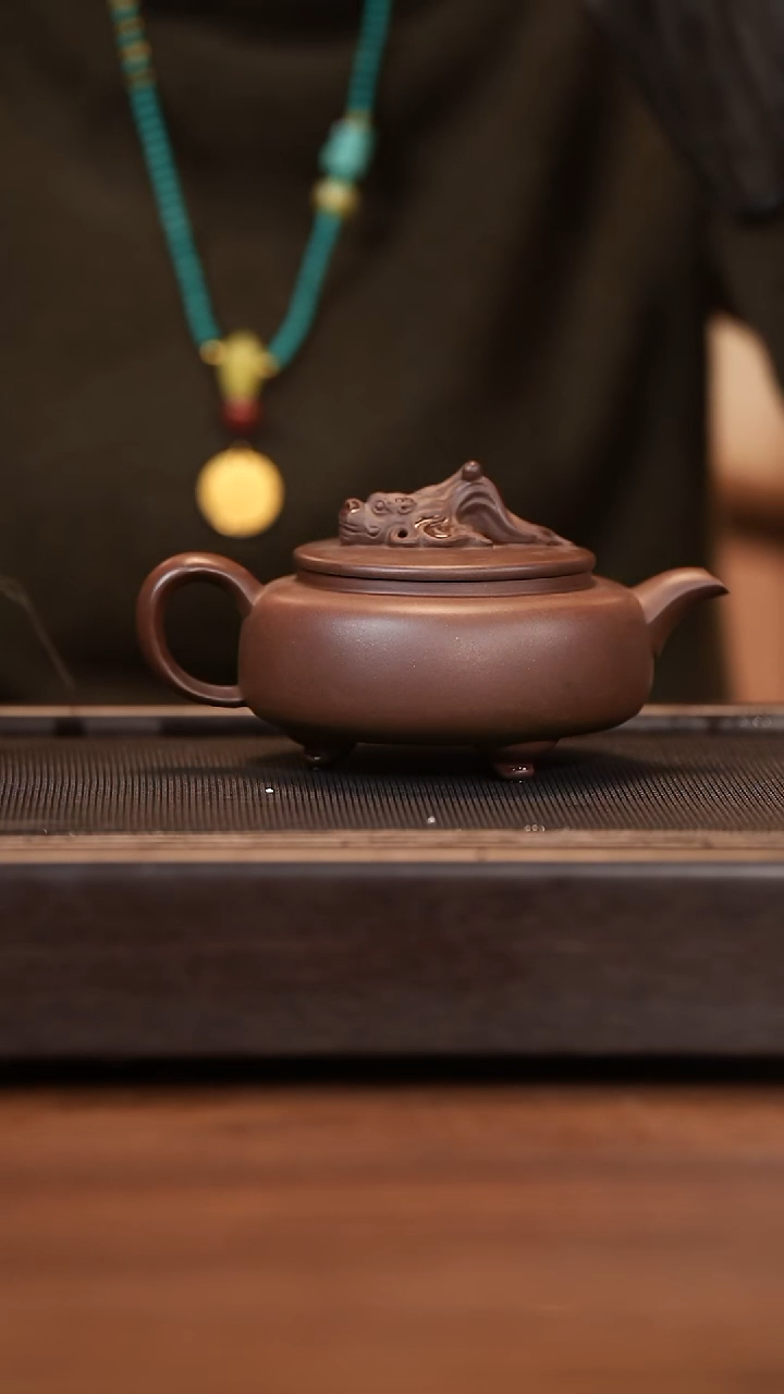 茶壶紫砂月亮紫砂 