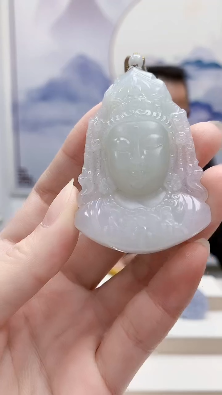 未镶嵌定制翡翠4957ry-毛货挂件