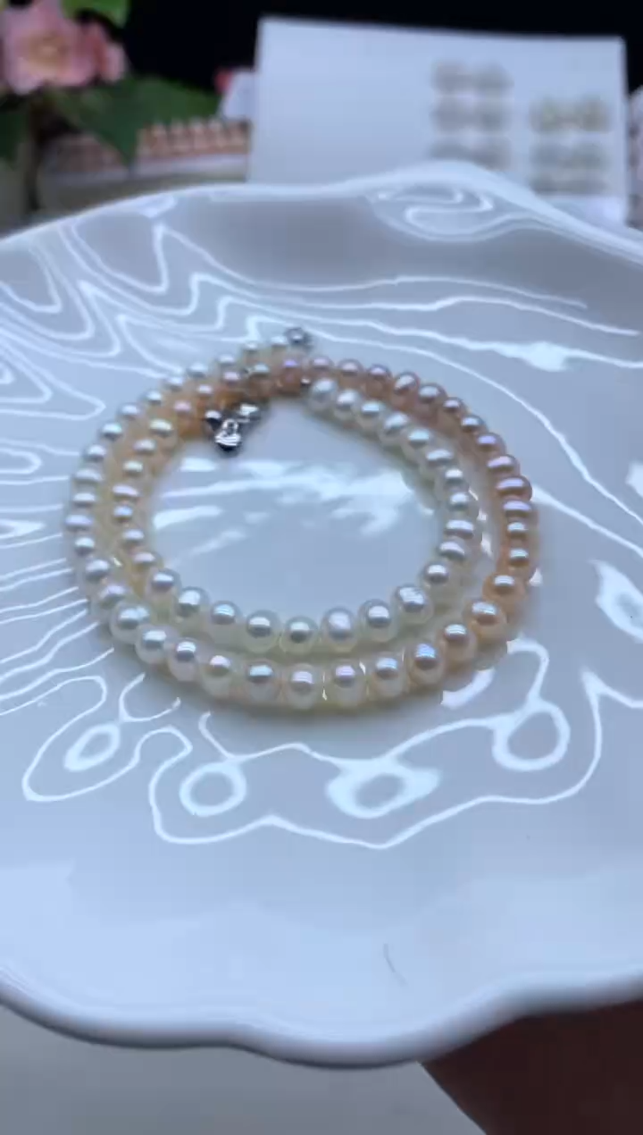【闪购商品】淡水珍珠颈饰未镶嵌淡水珍珠项链