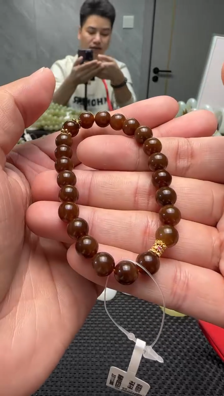 未镶嵌手串和田玉金山糖手串卡8