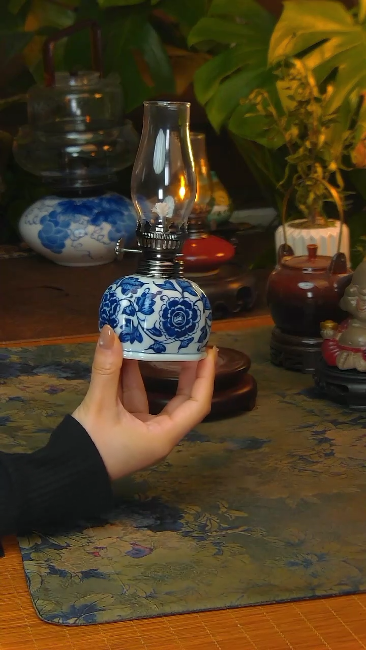 【闪购商品】景德镇陶瓷手工灯摆件