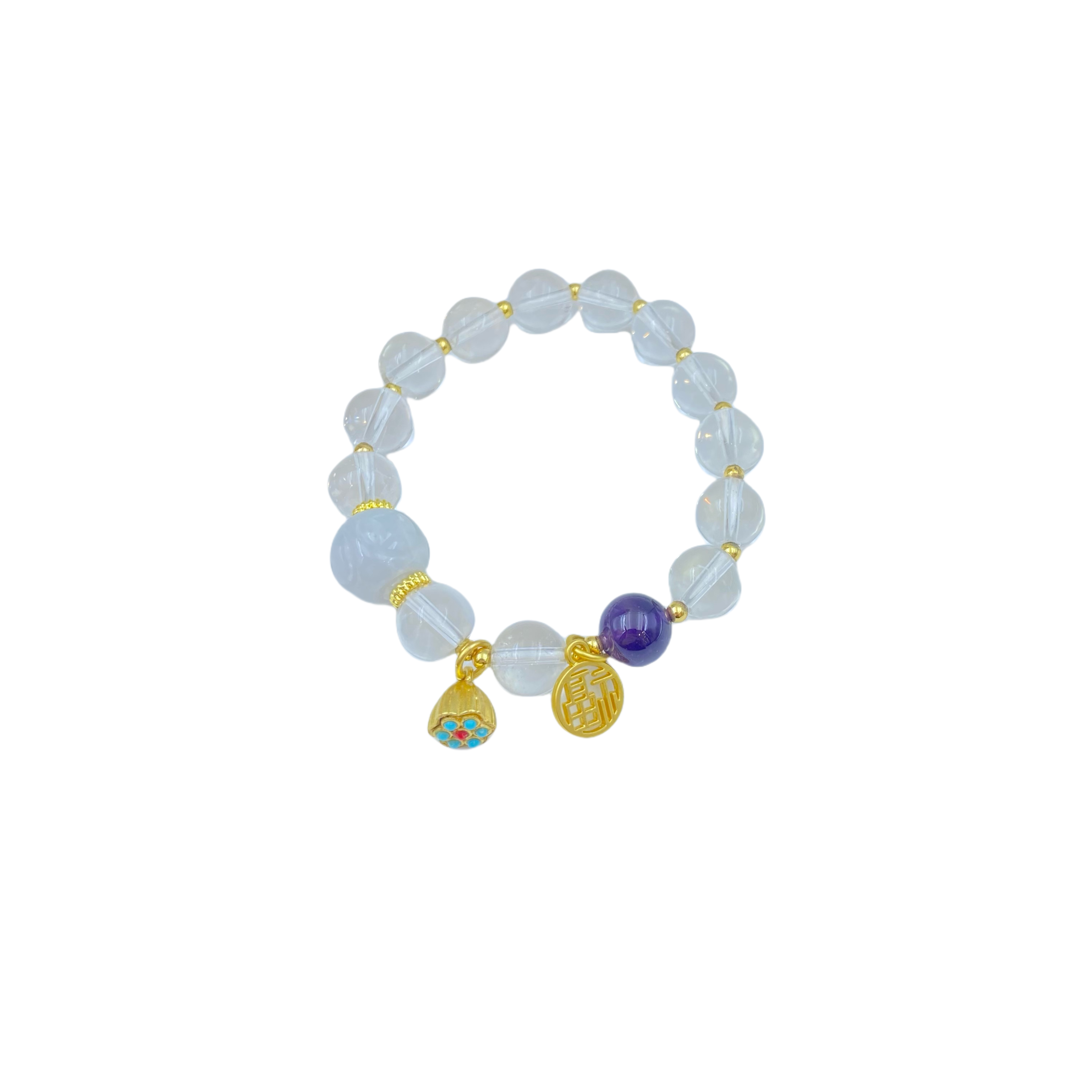 水晶手链S153X合金