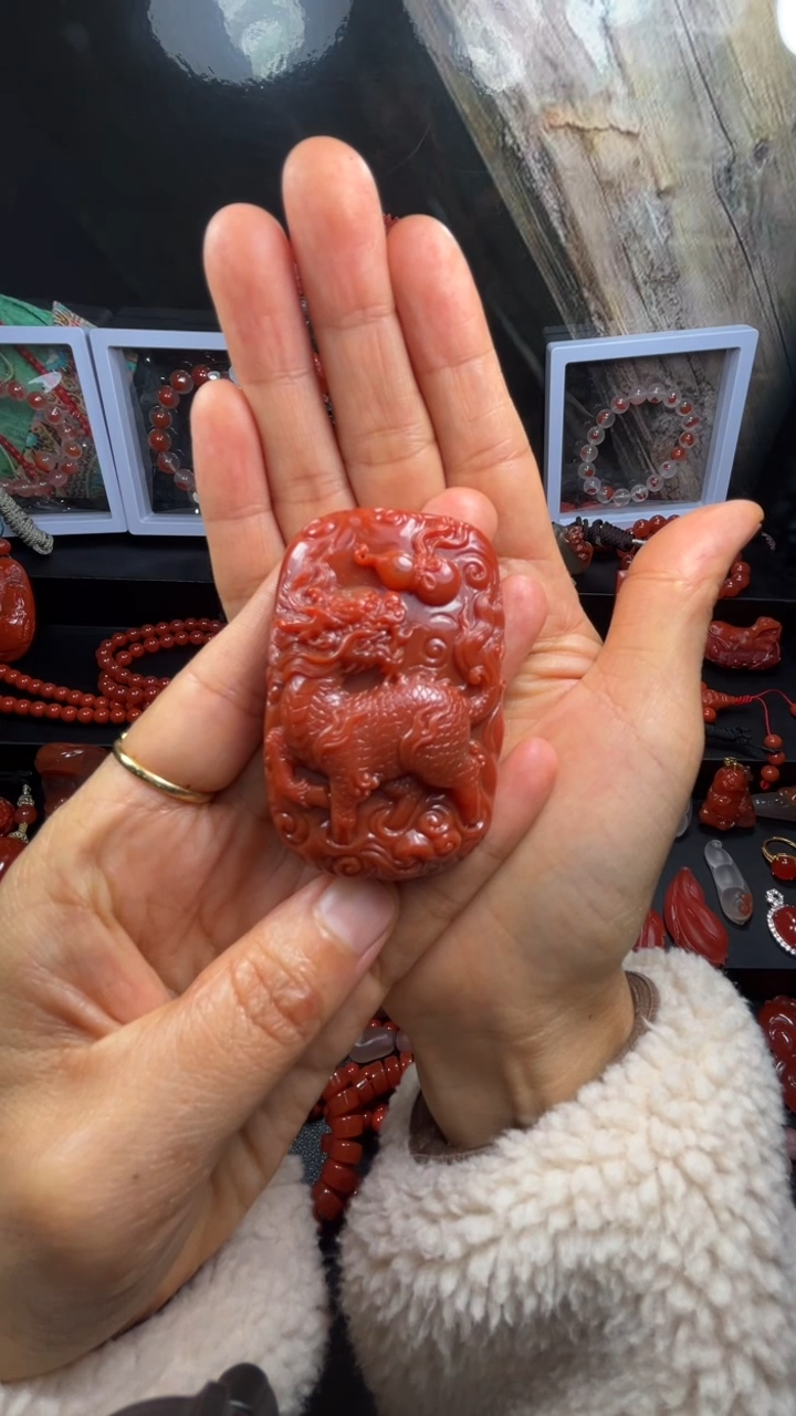 颈饰未镶嵌南红玛瑙安***i南红吊坠