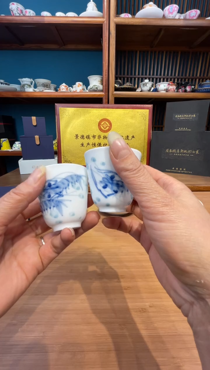 瓷片景德镇手工手绘陶瓷