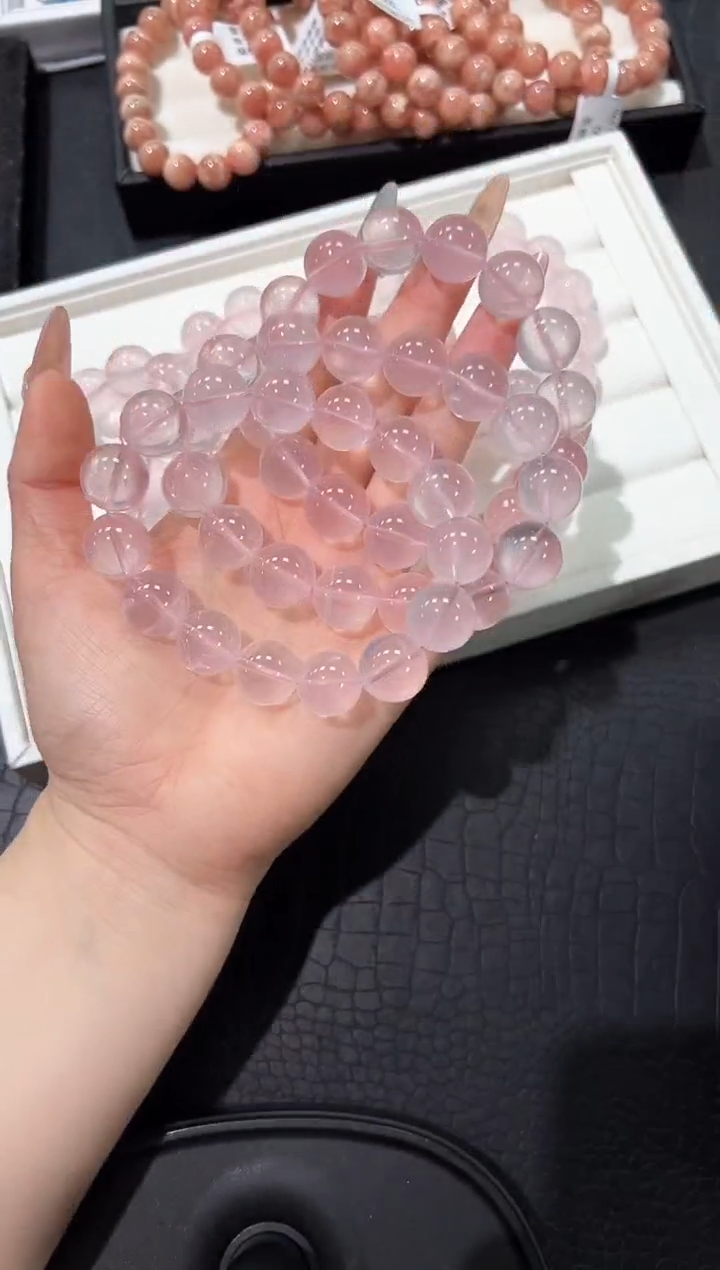 水晶手串未镶嵌8a多样性发其一【1条】默认微瑕14mm