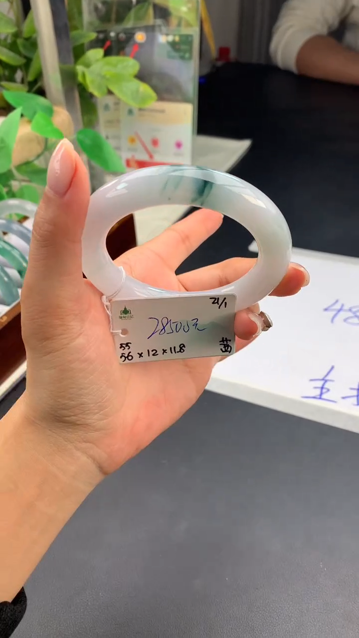 【闪购商品】翡翠手镯未镶嵌下单联系客服核对地址哦