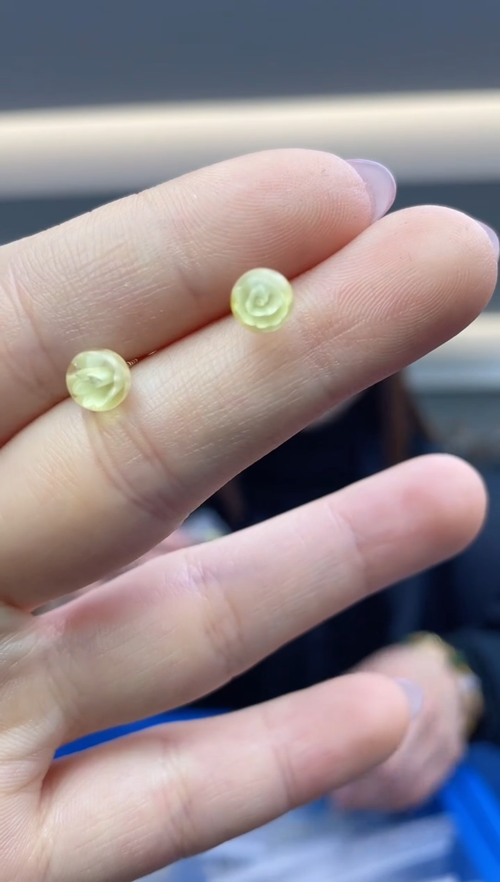 【闪购商品】琥珀裸石银S925镶嵌（多样性发一件）