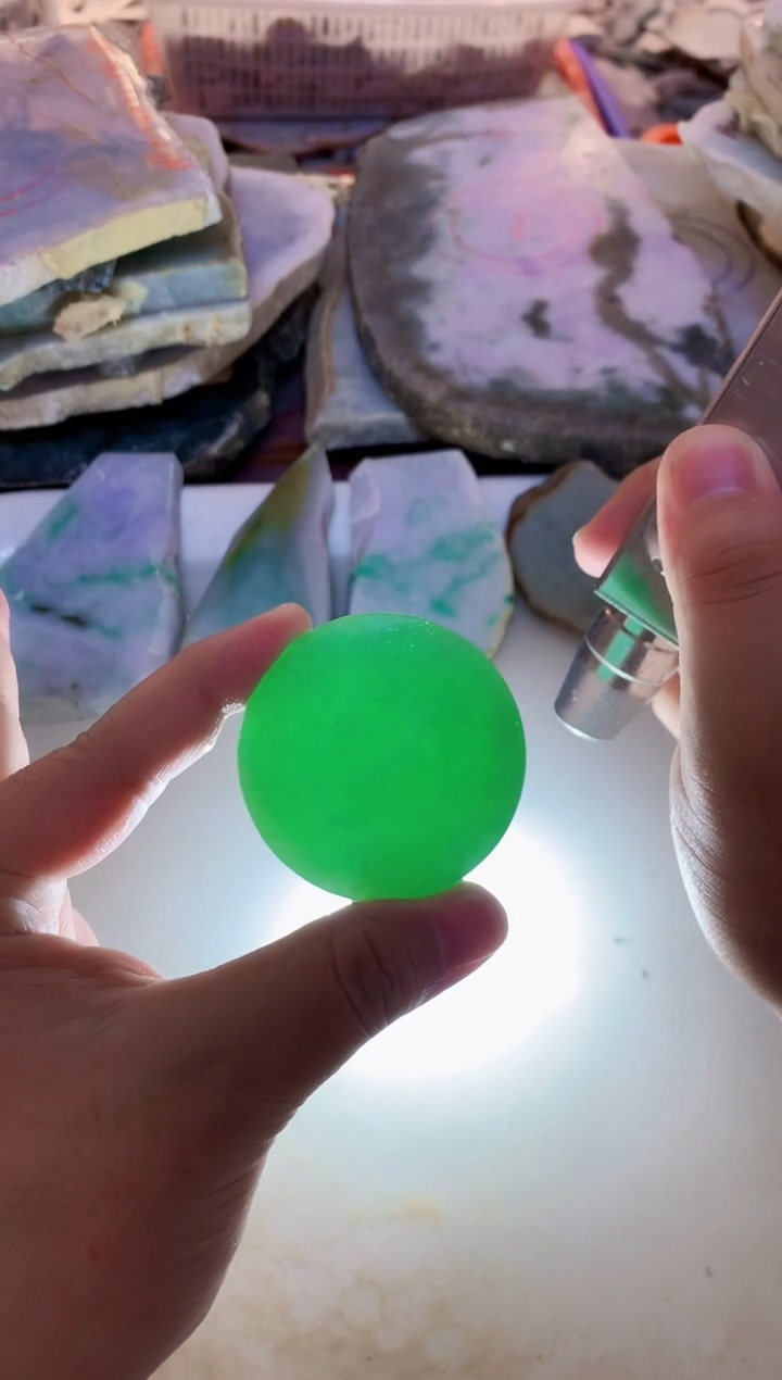 【闪购商品】翡翠未镶嵌颈饰0韩0翡翠珠915