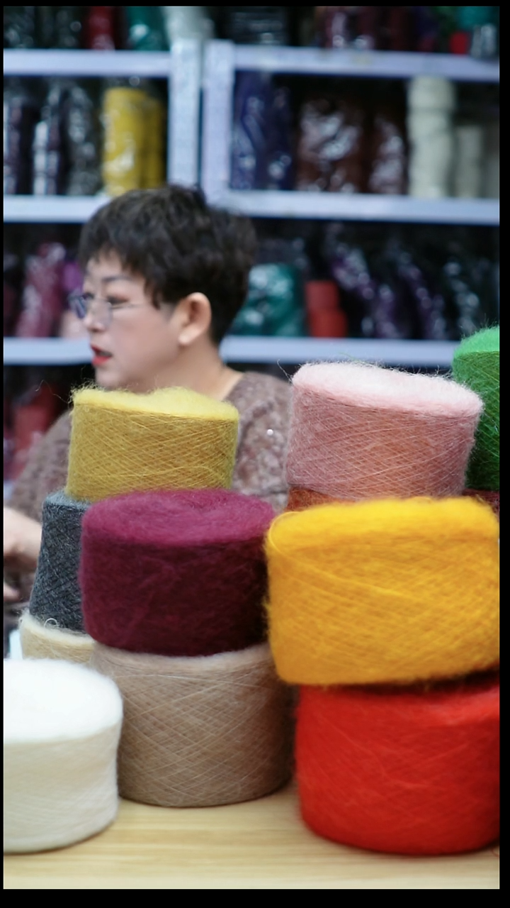 羊绒欢姐编织E395