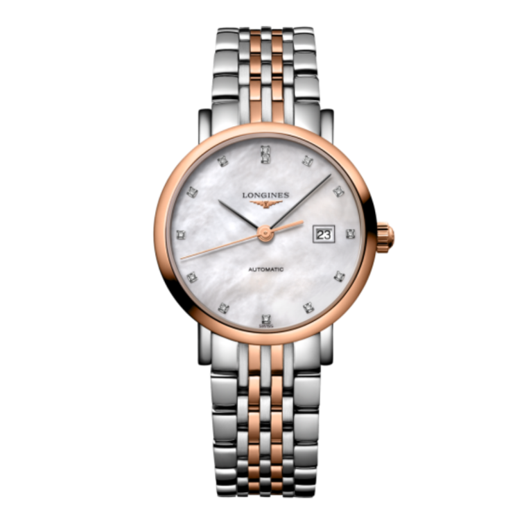 99新 Longines/浪琴 博雅间金机械/博雅310贝母钻刻 29 HZ 26400