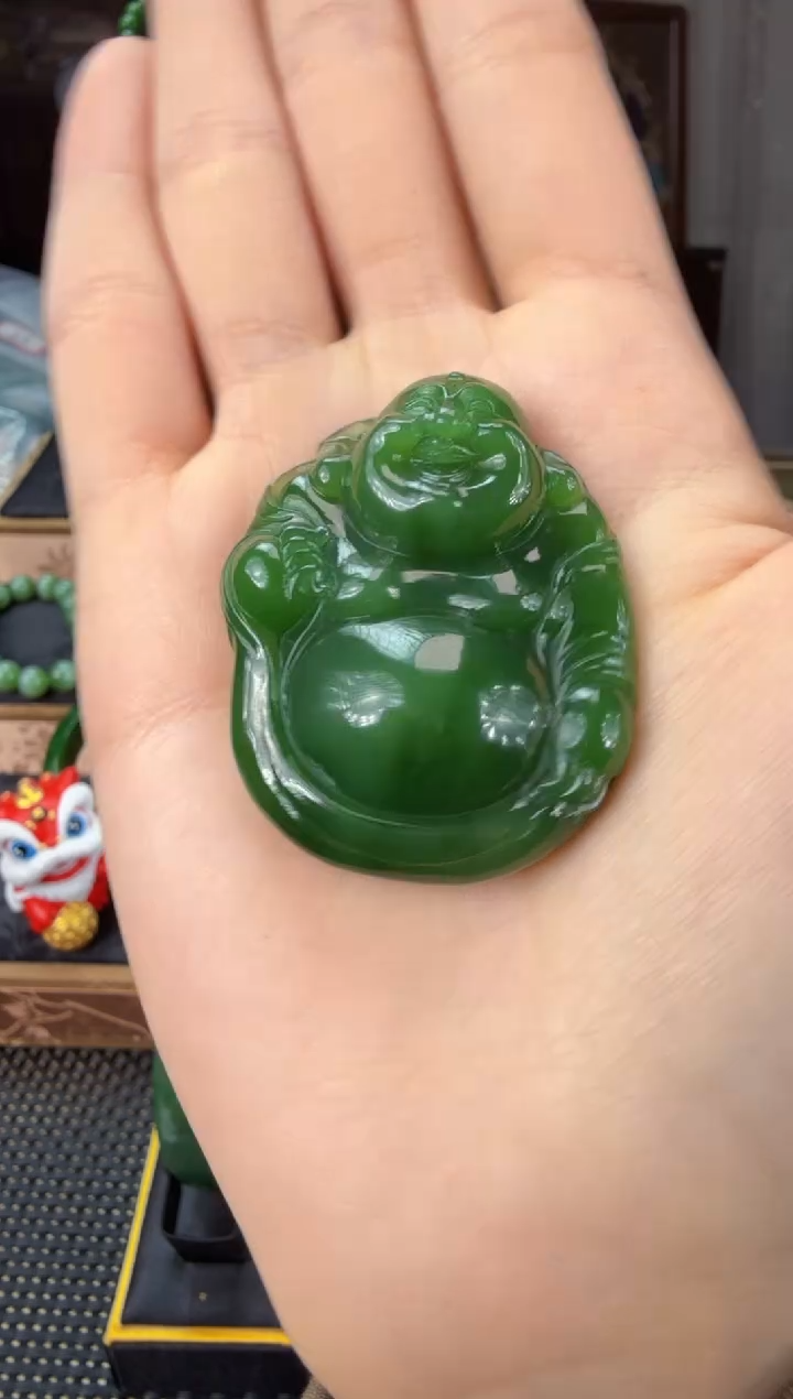 【闪购商品】和田玉（碧玉）吊坠(不含链)未镶嵌 