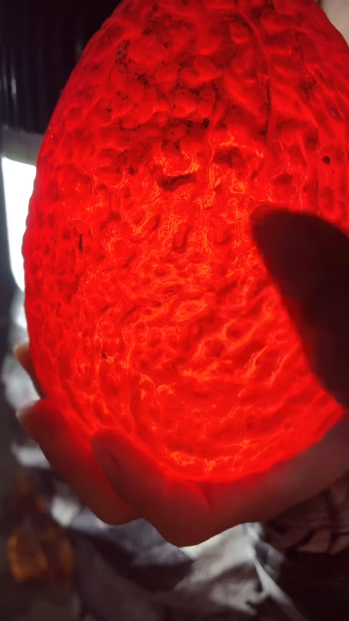 新疆五彩石原石摆件