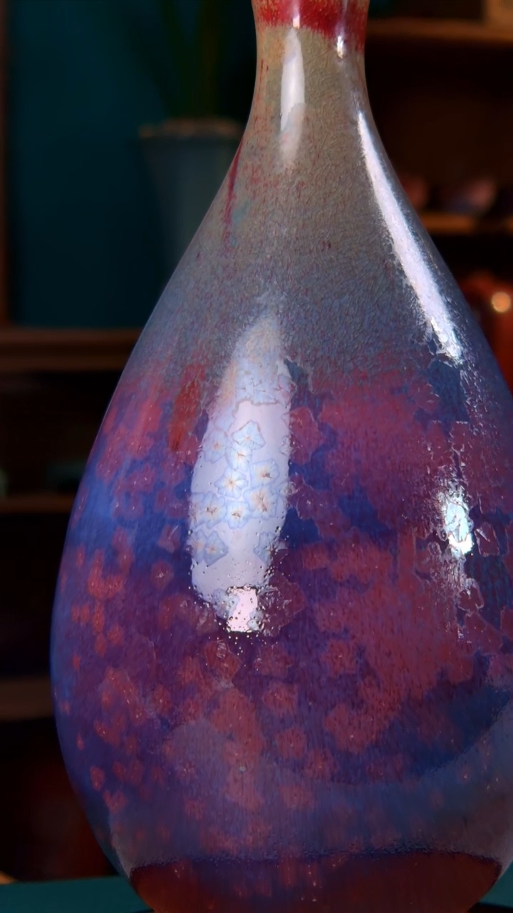 【闪购商品】梁青杨钧瓷炭烧摆件