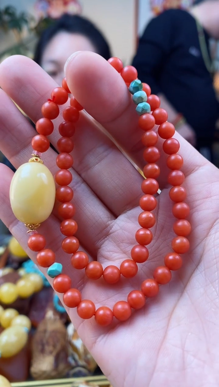 【闪购商品】南红玛瑙手链未镶嵌双圈手串