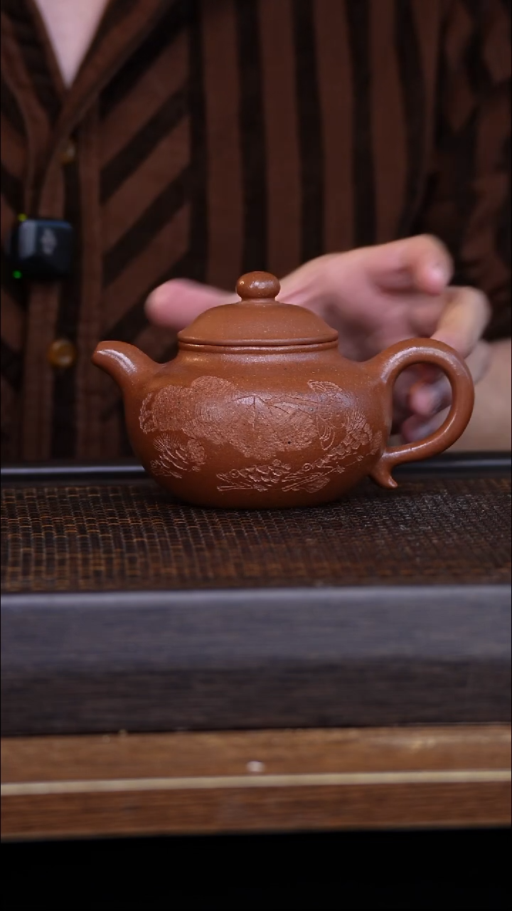 茶壶紫砂宜兴手工原矿紫砂壶001带双证书