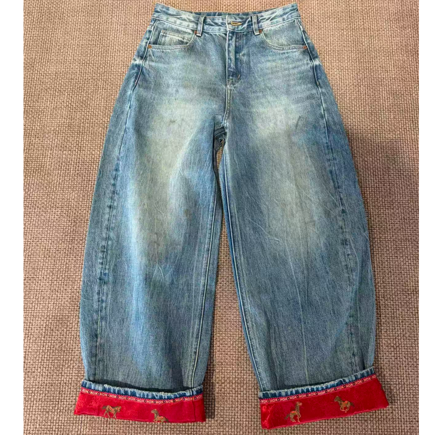 新款时尚百搭牛仔裤 YT0015