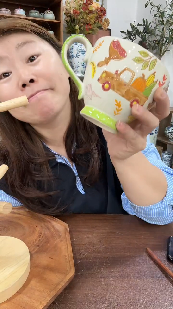 陶南瓜车车马克杯