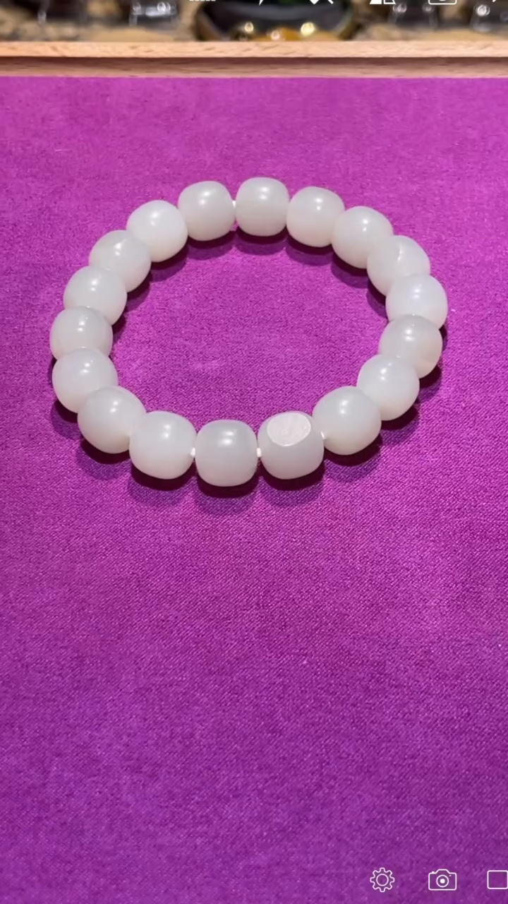 【闪购商品】和田玉JZ未镶嵌老型珠手串卡11+