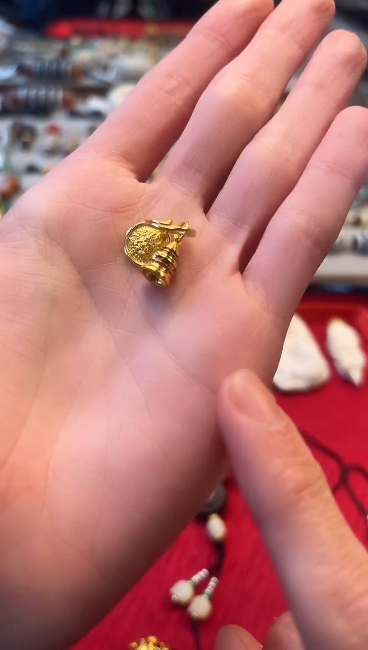 吊坠金刚菩提黄财侧挂