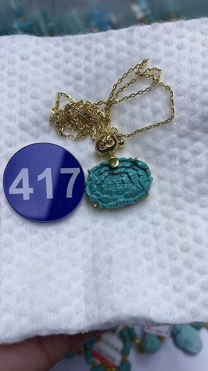 【闪购商品】绿松石项链合金417项链