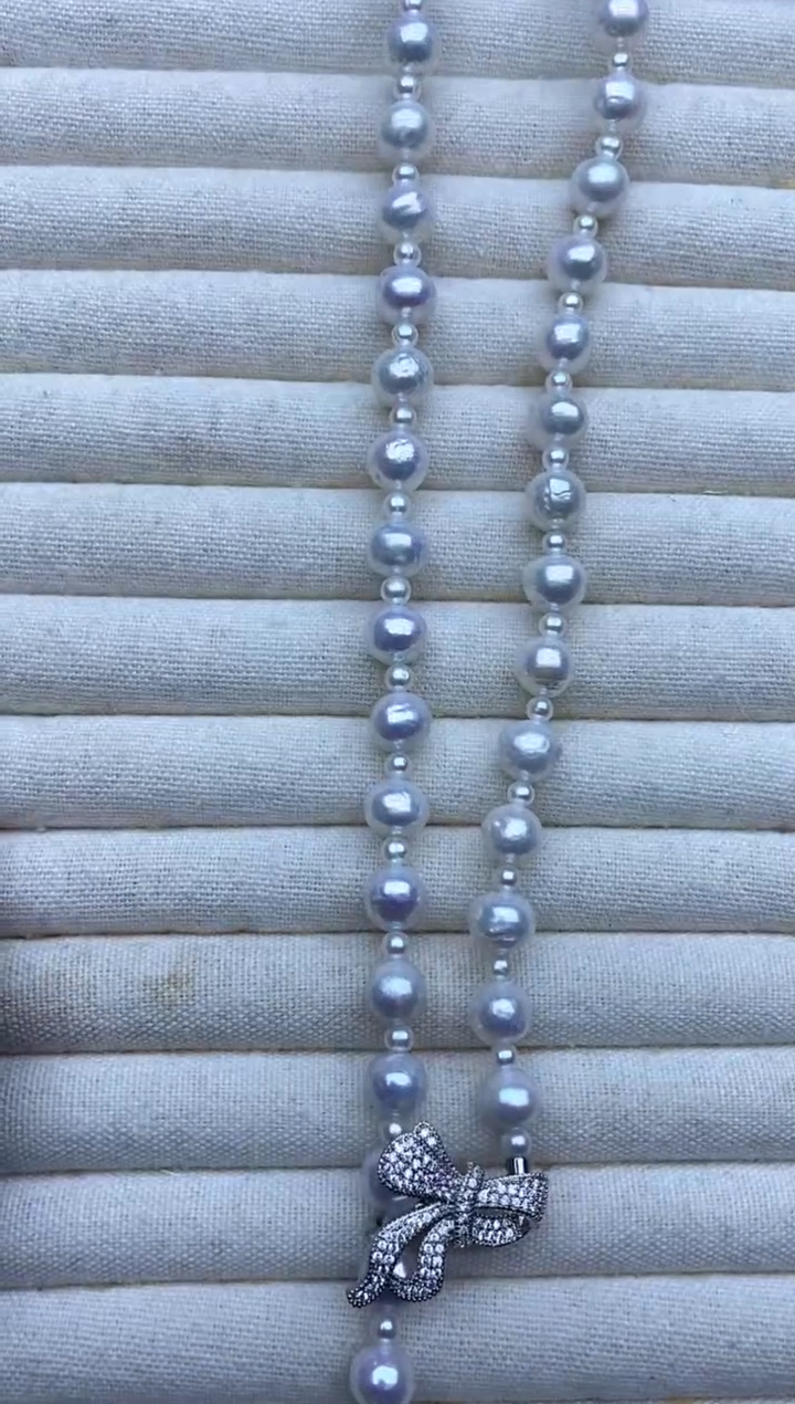 项链未镶嵌淡水珍珠毛衣链