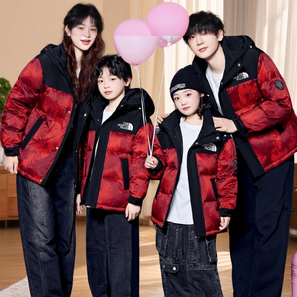短款拉链户外休闲亲子羽绒服