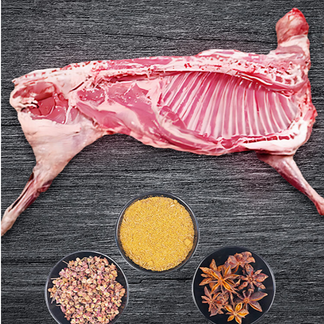 吐鲁番黑羊半羊整扇/切块羊排+羊腿80%腿排现宰黑羊送礼半羊全羊