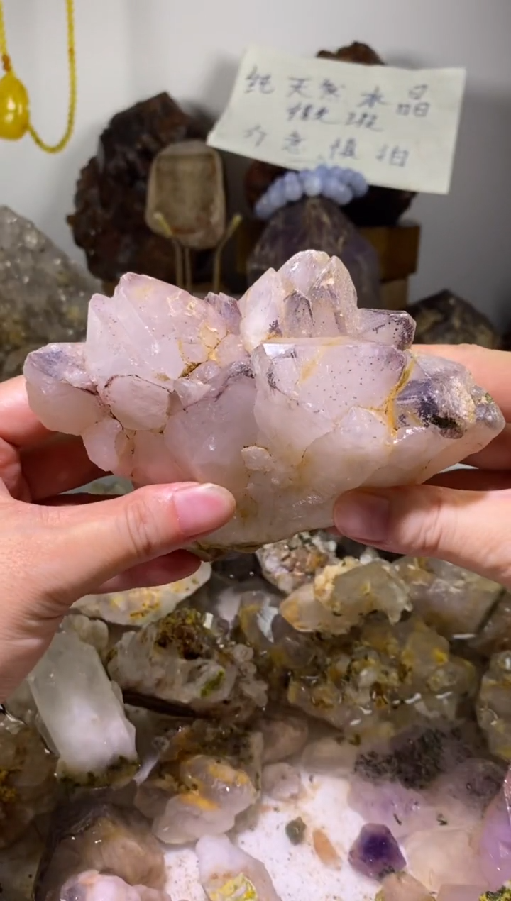 未镶嵌珠宝半成品水晶8号650g四川超七花园水晶