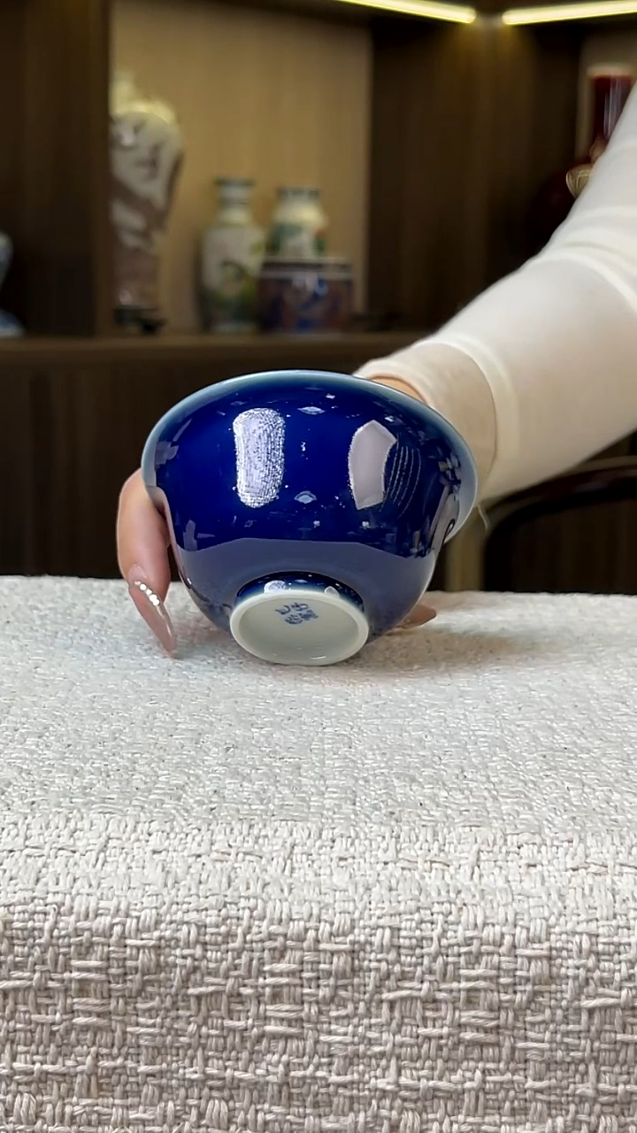 瓷片牧*景德镇毛仔柴窑杯