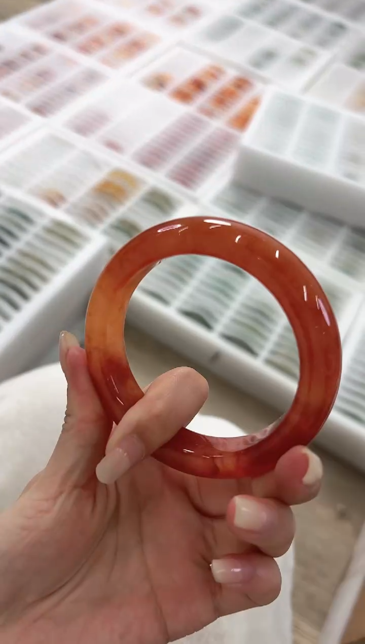 未镶嵌手镯石英质玉58-58HO