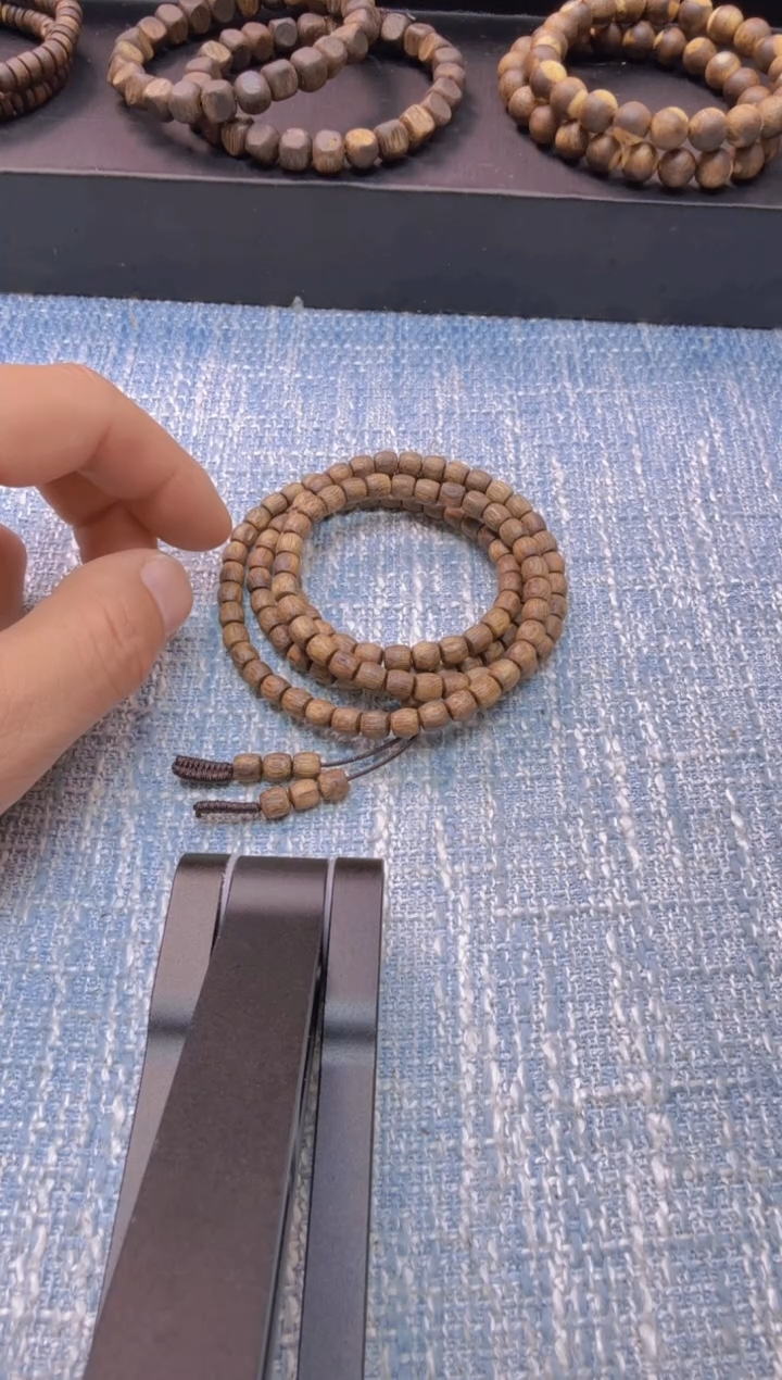 【闪购商品】沉香手串sp021海南老白棋多圈