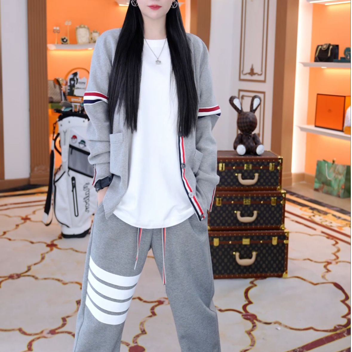 -Lord Yan-秋冬新品潮牌时尚轻奢百搭毛衣针织衫外套83106