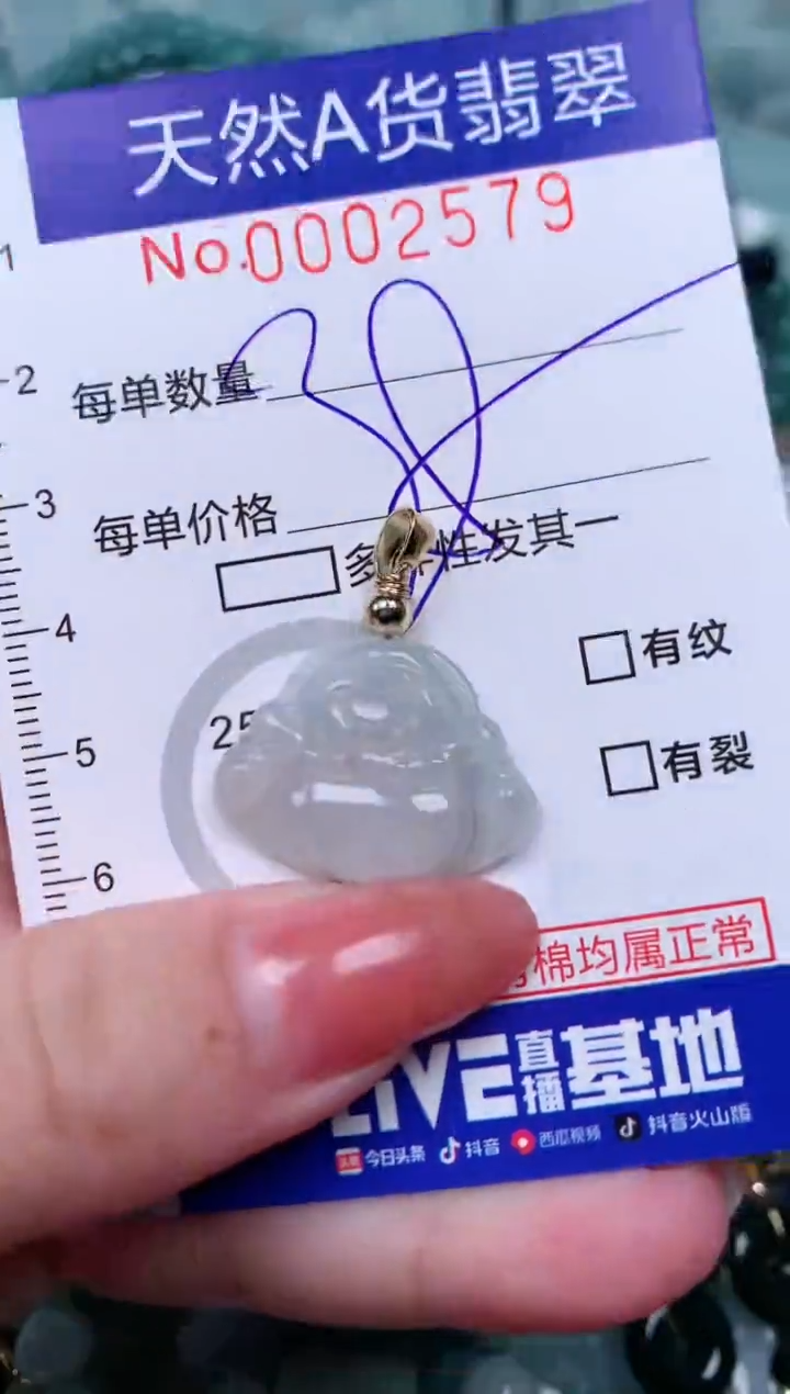 【闪购商品】翡翠颈饰未镶嵌00002579