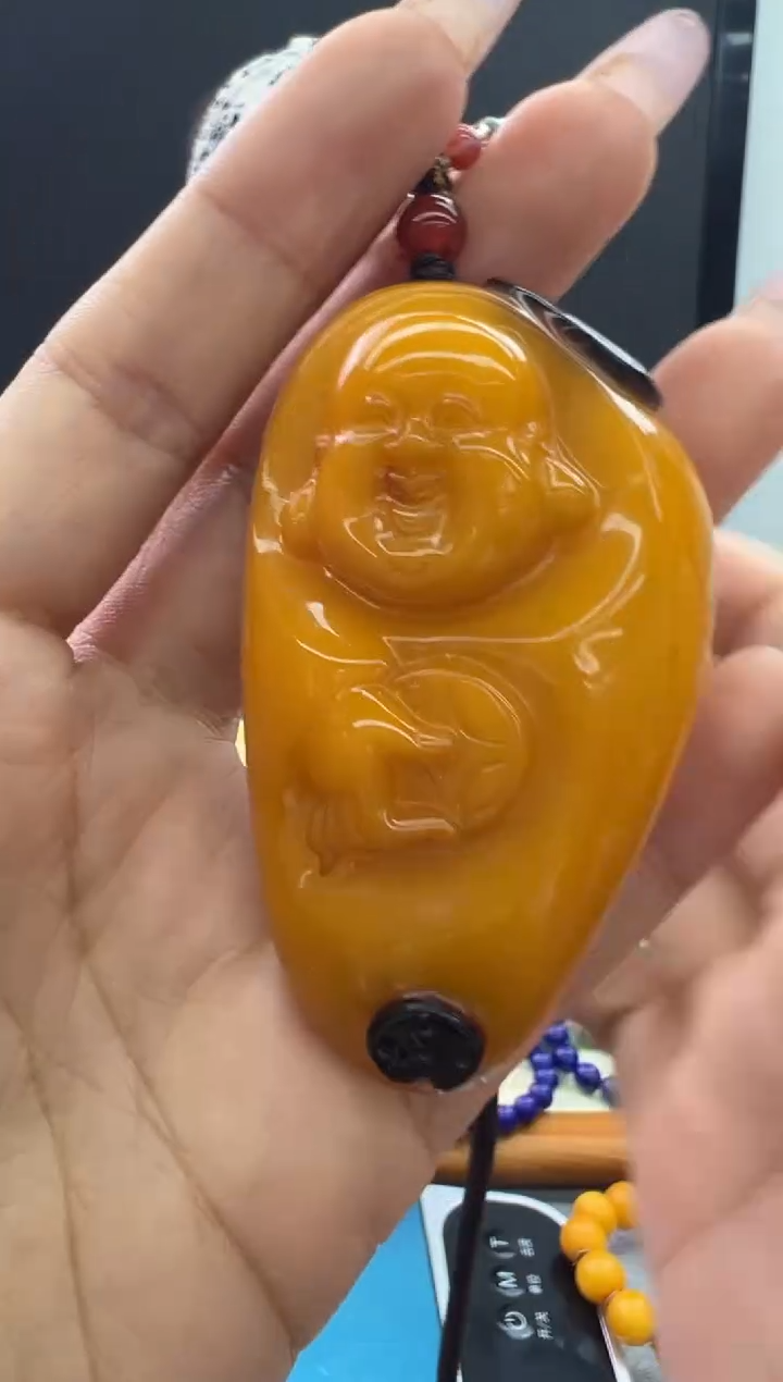 【闪购商品】琥珀颈饰未镶嵌85秒拍号