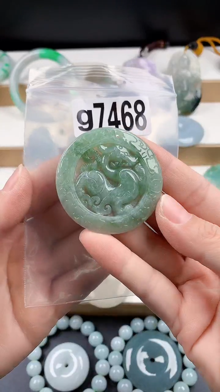 颈饰未镶嵌翡翠颈饰未镶嵌缅甸天然翡翠吊坠