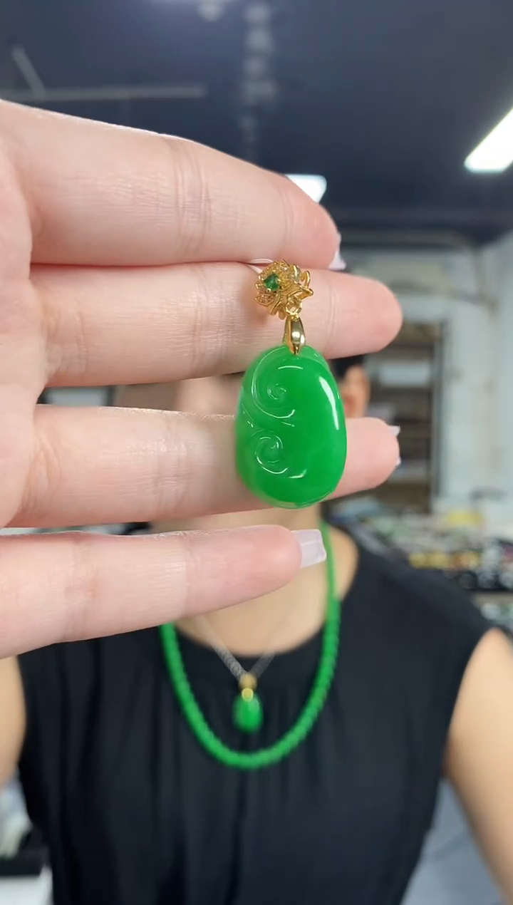 翡翠未镶嵌颈饰闪购链接  多样性发其一颜色微差