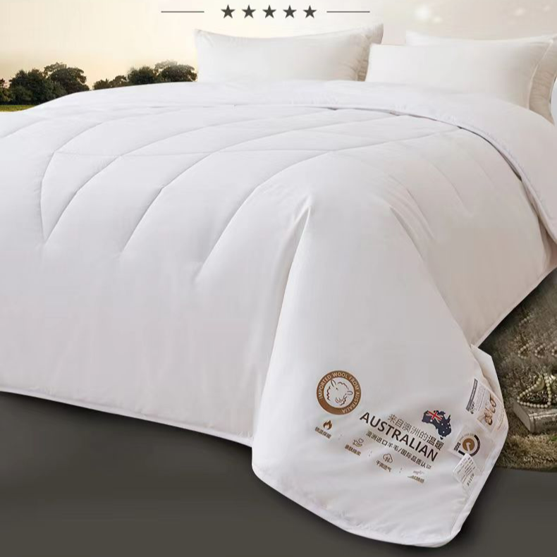 【高货清仓】精品二合一大豆+羊毛亲肤两用双胎被9斤左右2m*2.3m