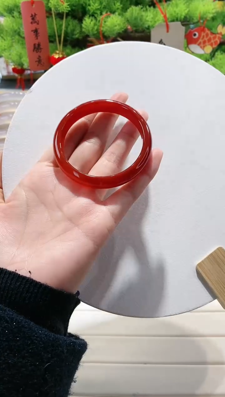 【闪购商品】玛瑙/玉髓手镯未镶嵌55-53.7